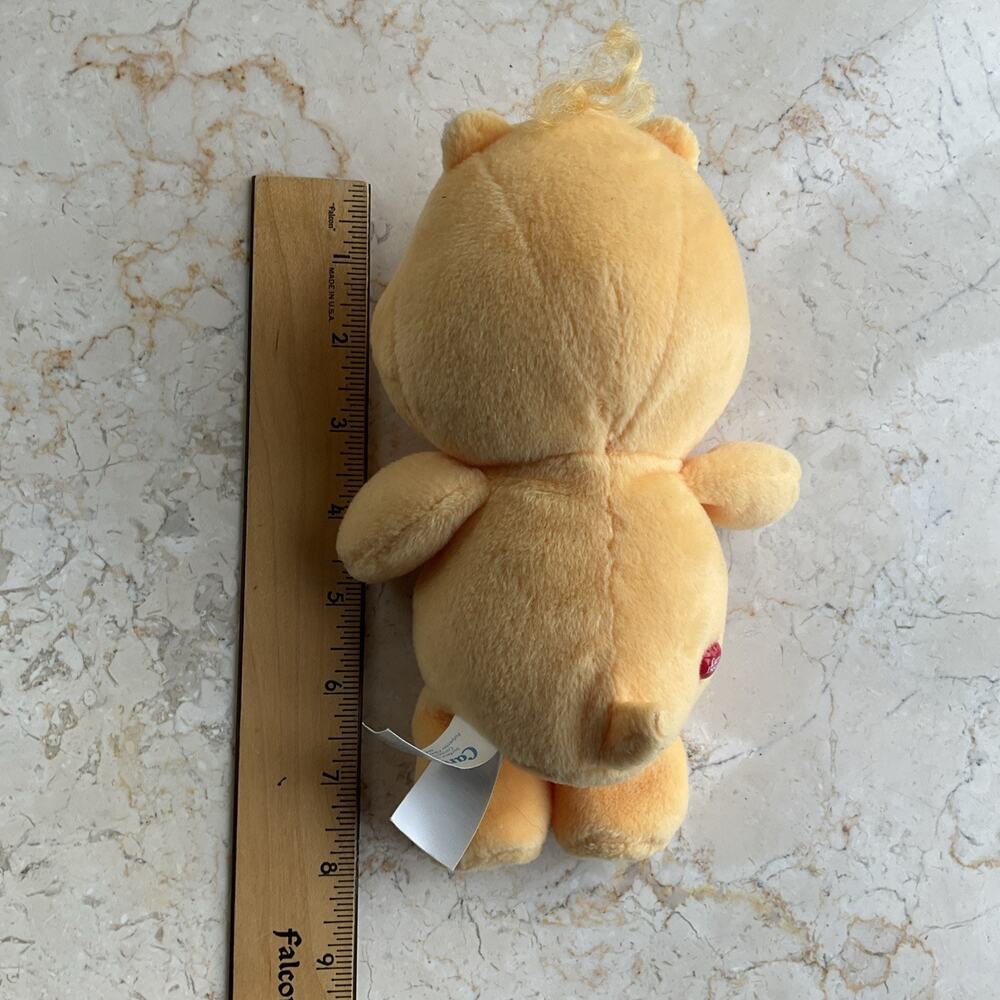 Vintage Care Bears 8" plush Champ Bear 2003 TCFC Inc. Orange Heart - Picture 6 of 10